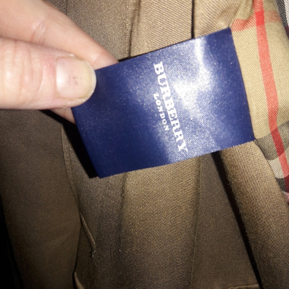 Men's Burberry Coat w/ removable lining/vest - Picture 5 of 8